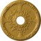 Ekena Millwork Antioch Ceiling Medallion (Fits Canopies up to 3 1/2"), 18"OD x 3 1/2"ID x 1 3/8"P, Iridescent Gold CM18SEIGS - alternate 1